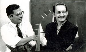Guillermo Cabrera Infante y José A. Baragaño