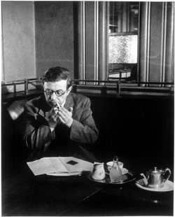 Sartre en el Café de Flora