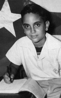 Emilio Bejel, estudiante del Colegio Corona (Manzanillo, 1954)