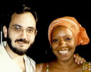 Emilio Bejel en La Habana, con Nancy Morejn (1979)