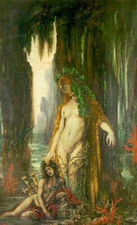 Gustave Moreau: La sirena y el poeta