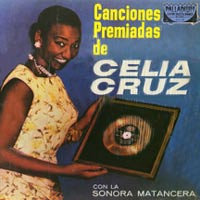 Celia Cruz (cubierta de un disco con la Sonora Matancera)