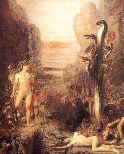 Gustave Moreau: Hercules y la Hidra de Lerna