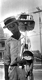 vendedor de pirulí (foto por Walker Evans, 1933)