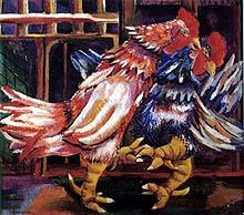 Mariano Rodríguez: Pelea de gallos (1942)