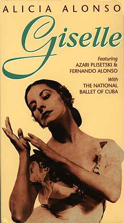 Cubierta de la cinta de video Giselle (ICAIC, 1963)