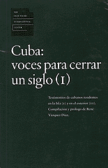 portada de Cuba: Voces para cerrar un siglo (I)
