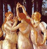 Sandro Botticelli: La Primavera, detail