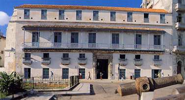 La casa de los Pedroso (Cuba entre Pea Pobre y Cuarteles). Fue visitada por la Condesa de Merlin en 1842