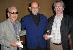 Harold Gramatges, Adigio Benítez y Raúl Eguren