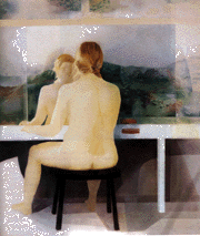 Desnudo frente al espejo (Myrna Báez, Puerto Rico, 1980)