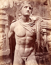 Patroclo, Templo de Hefaistos (Atenas), foto anónima, circa 1870