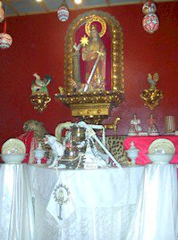 trono de Changó y Obbatalá