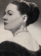 la diva Renata Tebaldi interpretar los roles protagnicos en La Traviata, Tosca y Aida