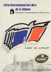 cartel de la Feria del Libro de La Habana