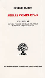 portada del volumen 6 de las Obras Completas de Eugenio Florit
