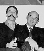 de izquierda a derecha: Ramn Alejandro y Severo Sarduy