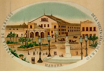 Teatro de Tacón y Paseo de Isabel II a mediados del siglo XIX