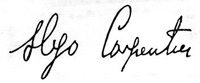 firma de Alejo Carpentier