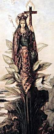 Gustave Moreau: Flor mstica, 1890 (detalle)